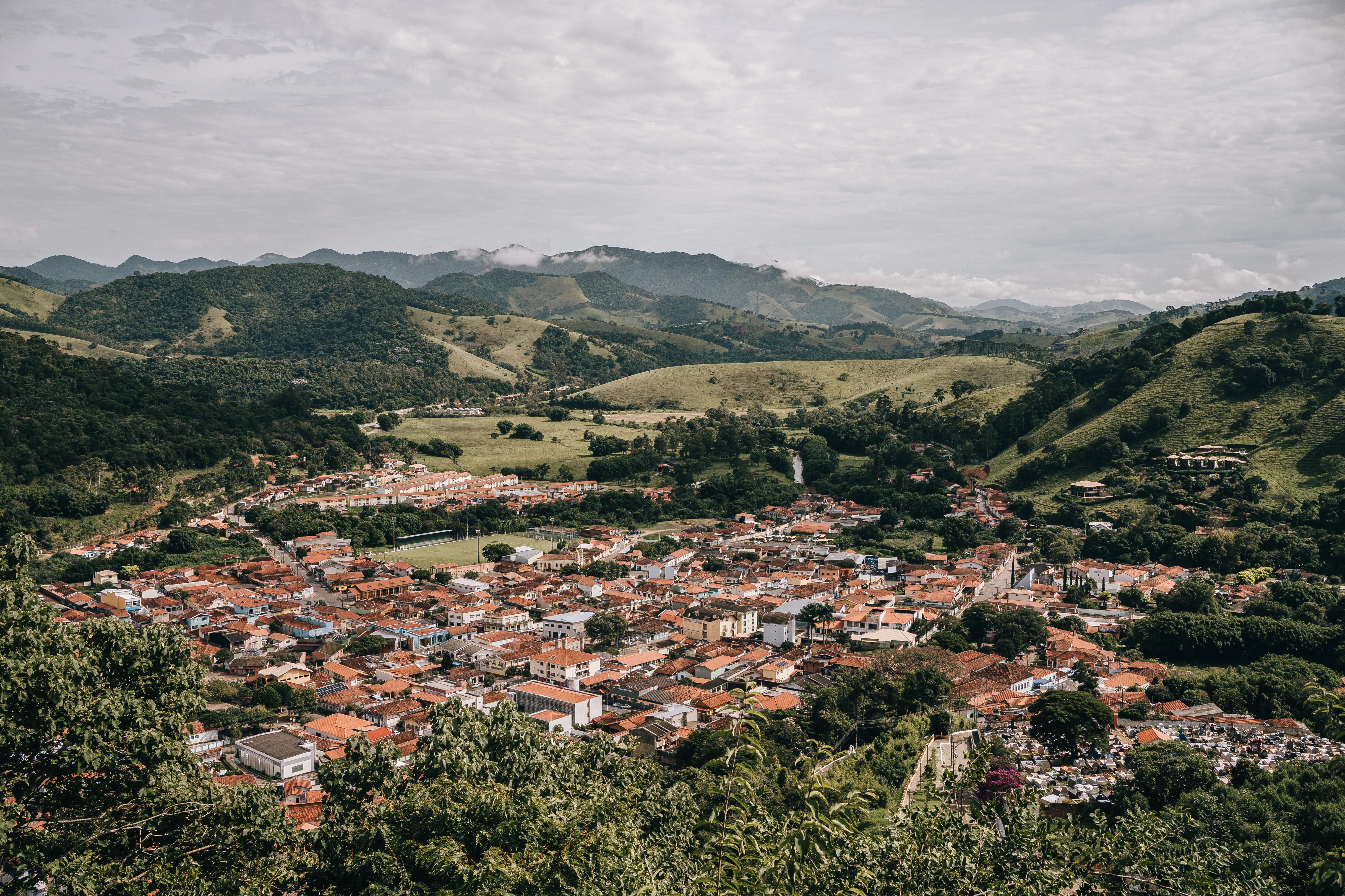 Vista panorâmica da Serra da Mantiqueira